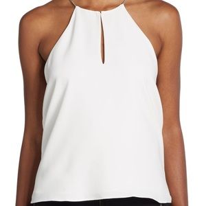 White Parker Top with Chain Straps